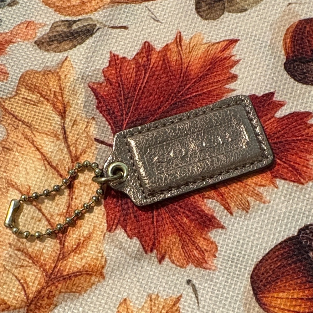 Coach Metallic Keychain
